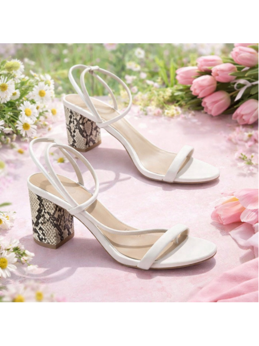 Women's Circus NY White Wedge Heel Size 11 Summer